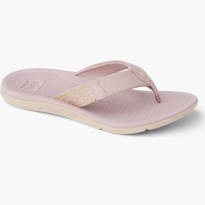 New color-Reef Women's Santa Ana size 8 rare pink Sandals pale mauve cushion